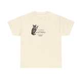 Funny Flounder Cat Wine Unisex Tee