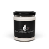 Soy Candle - Purranormal Cativity design featuring Flounder and Mouse Toy