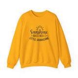 Sunshine Mixed with a Little Hurricane Crewneck Sweatshirt