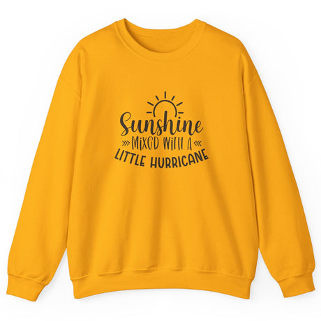Sunshine Mixed with a Little Hurricane Crewneck Sweatshirt