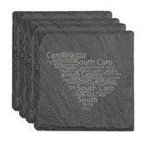 South Carolina Slate Coasters - Set of 4 - 17 design options