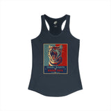 Vote Fish 2028 Racerback Tank — "Equal Rights for Mouse Toys" Purrmaid Funny Campaign