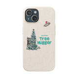 Phone Case with Christmas Tree Hugger Design