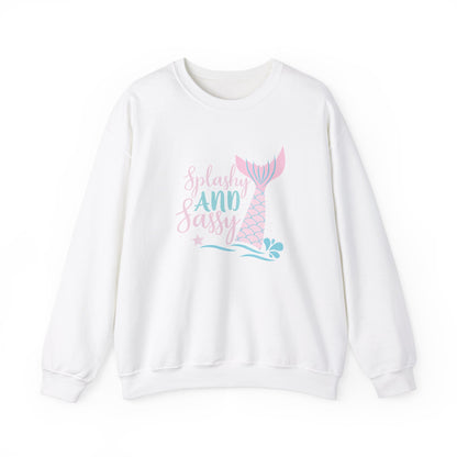 Mermaid Sweatshirt - Splashy and Sassy Unisex Crewneck