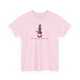 Red Spores Car Unisex Heavy Cotton Tee featuring Flounder and Mouse Toy on the Magical Mushroom
