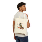 Stay Weird Flocahontas Tote Bag — Hand-Drawn Character Canvas Tote