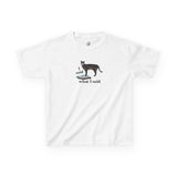 Kids Tee — "I Said What I Said" Flounder Talking Pet Buttons Design