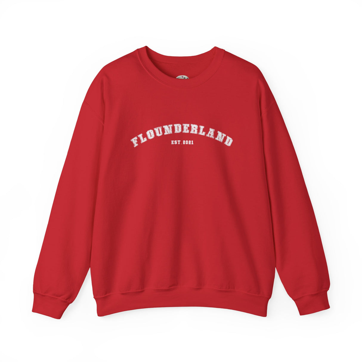 FlounderLand Collegiate Crewneck Sweatshirt — "EST. 2021"