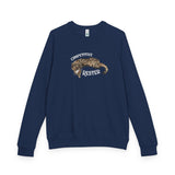 Competitive Rester Raglan Crewneck — Flounder 'Trying to Rest' Graphic