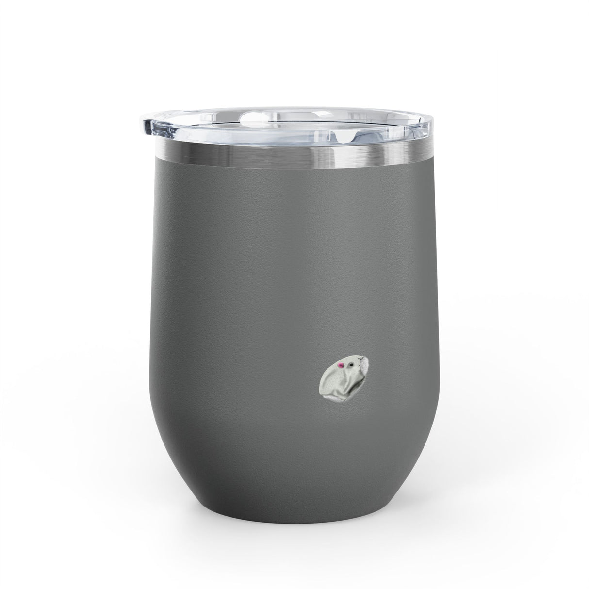 Wine Tumbler — "Competitive Rester" Flounder Design (12 oz)