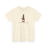 Red Spores Car Unisex Heavy Cotton Tee featuring Flounder and Mouse Toy on the Magical Mushroom