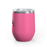 Wine Tumbler — "Competitive Rester" Flounder Design (12 oz)