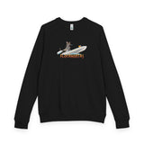 Raglan Crewneck Flocahontas and Mouse Toy Design by Nina