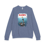 Purrmaid Flounder 'CLAWS' Raglan Crewneck