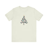 Mermaid Christmas Tree Tee - Bella+Canvas