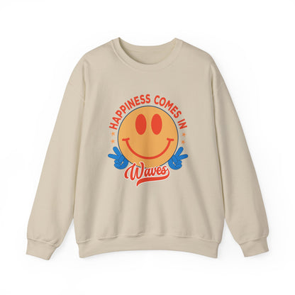 Happiness Comes in Waves Sweatshirt