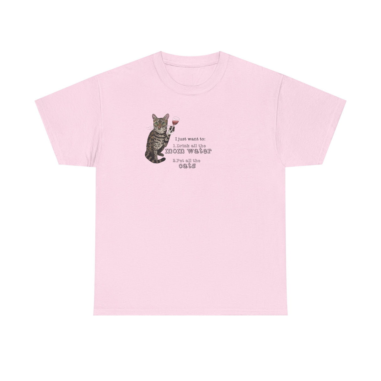 Funny Flounder Cat Wine Unisex Tee