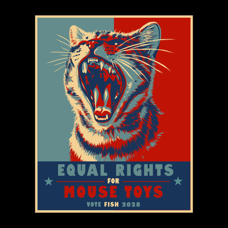 close up of equal rights for mouse toys vote fish 2028