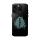 Fish at Heart Flounder Purrmaid Phone Case — Hand-Drawn Nautical Cat Design