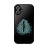Fish at Heart Flounder Purrmaid Phone Case — Hand-Drawn Nautical Cat Design