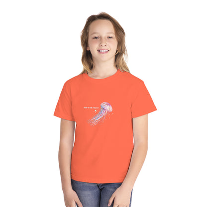 Youth Comfort Colors Don’t Be Jelly Jellyfish T-Shirt - Soft Cotton Tee