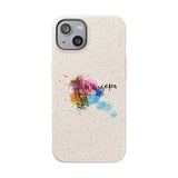 Phone Case - Wingapo Watercolor Design featuring Flounder the Purrmaid by Nina