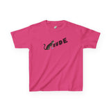 Kids "RUDE" Flounder T-Shirt — Flounder the Purrmaid Eye Roll Tee