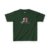 Kids Tee — “Paint With All The Colors Of The Wind” Flounder the Purrcasso Kids T-Shirt