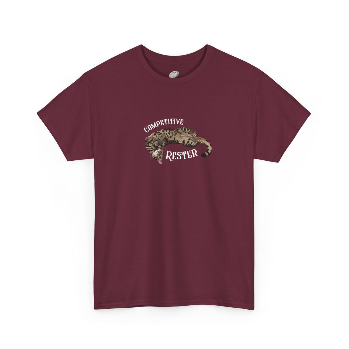 Flounder 'Competitive Rester' T-Shirt — Funny Resting Pose Tee