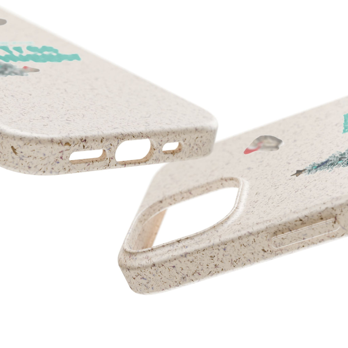 Phone Case with Christmas Tree Hugger Design