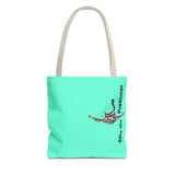 Tote Bag - Purr-lunge Design featuring Flounder the Purrmaid