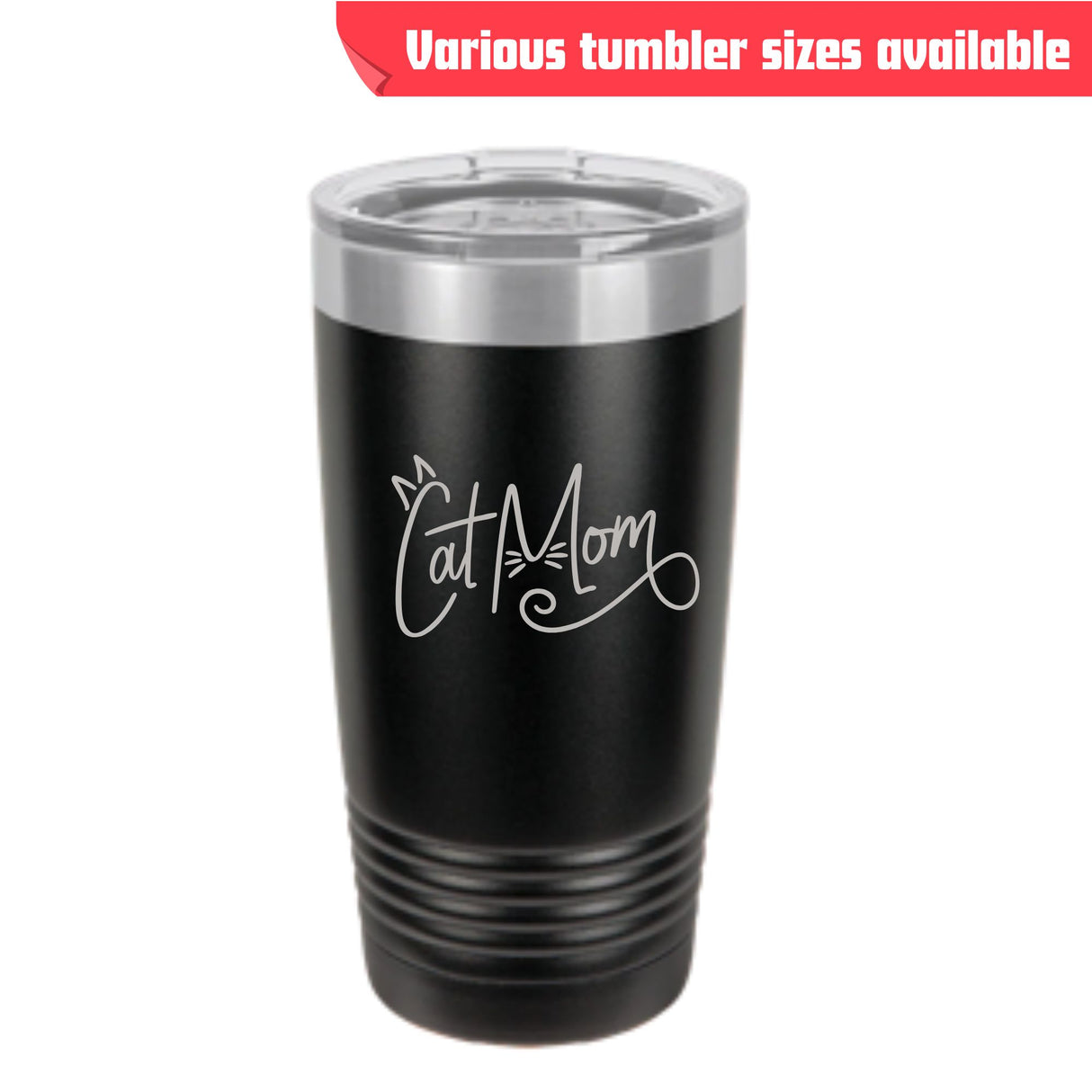 Cat Mom Polar Camel Tumbler – Laser Engraved Stainless Steel