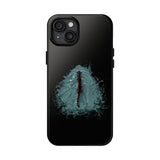 Fish at Heart Flounder Purrmaid Phone Case — Hand-Drawn Nautical Cat Design