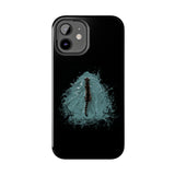Fish at Heart Flounder Purrmaid Phone Case — Hand-Drawn Nautical Cat Design