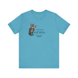 Funny Cat Mom water Wine T-shirt