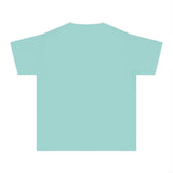 Youth Tee - Just Roll with it Flounder the Purrmaid Skateboard Design by Nina