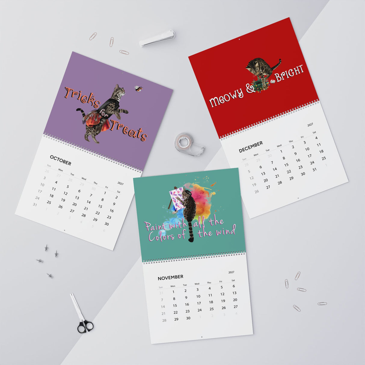 FlounderLand Wall Calendar 2027 — "I Said What I Said"