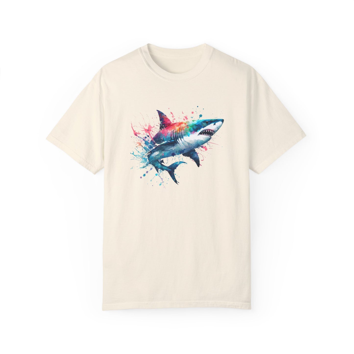 Colorful Great White Shark Unisex T-Shirt