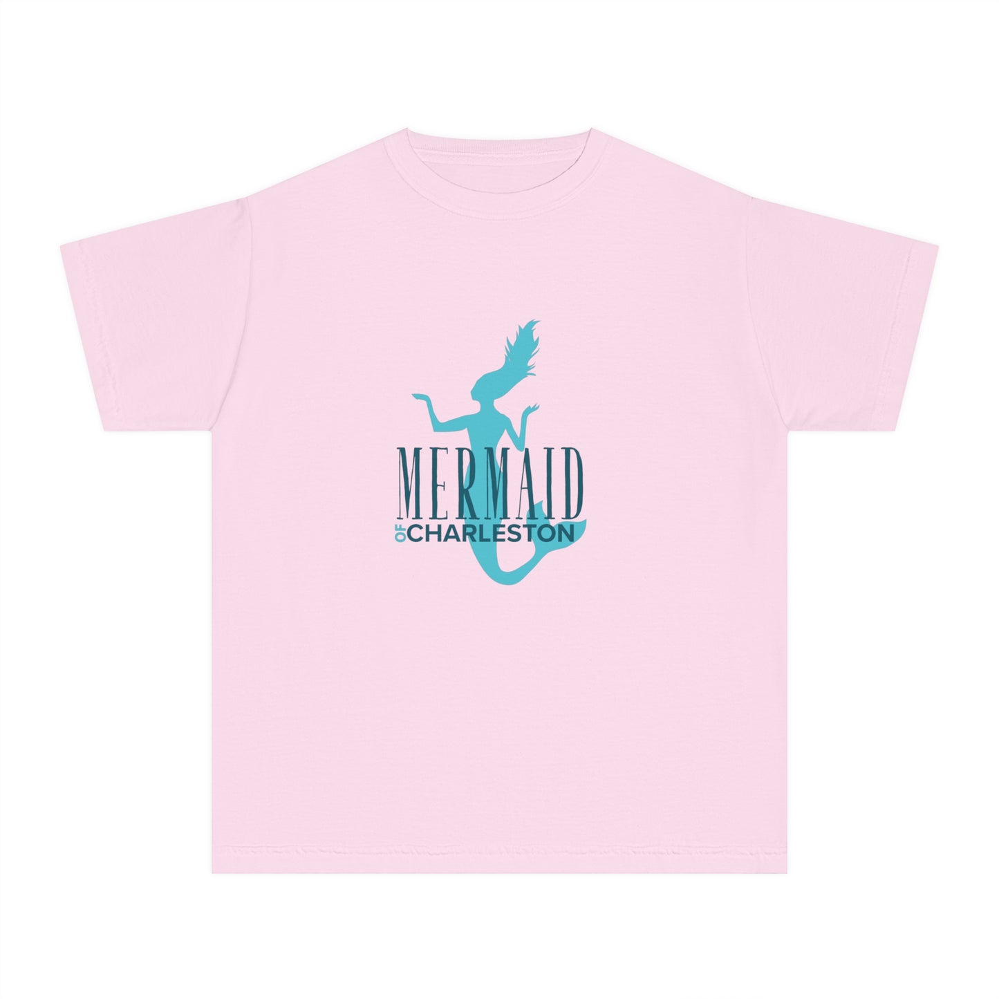 Mermaid of Charleston Youth Comfort Colors Shirt - Soft Cotton Tee