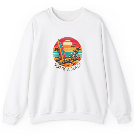 Funny Skeleton Sun of a Beach Sweatshirt