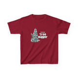 Kids Tee Christmas Tree Hugger Flounder the Purrmaid Design