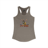 Stay Weird Flocahontas & Mouse Toy Racerback Tank