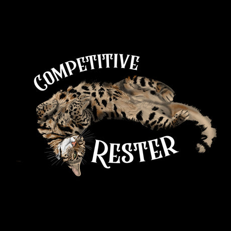 close up of the competitive rester shirt design