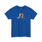 Flounder the Purrcasso T-Shirt — "Paint With All the Colors of the Wind" Cat Art Tee