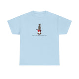 Red Spores Car Unisex Heavy Cotton Tee featuring Flounder and Mouse Toy on the Magical Mushroom