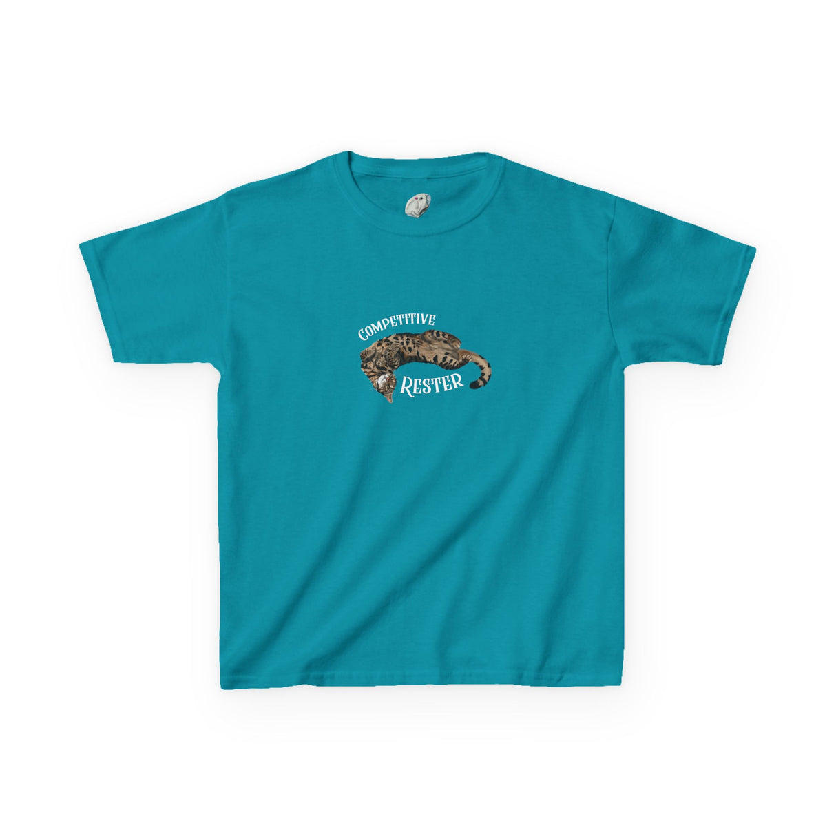 Kids 'Competitive Rester' T-Shirt — Flounder Funny Resting Pose Tee