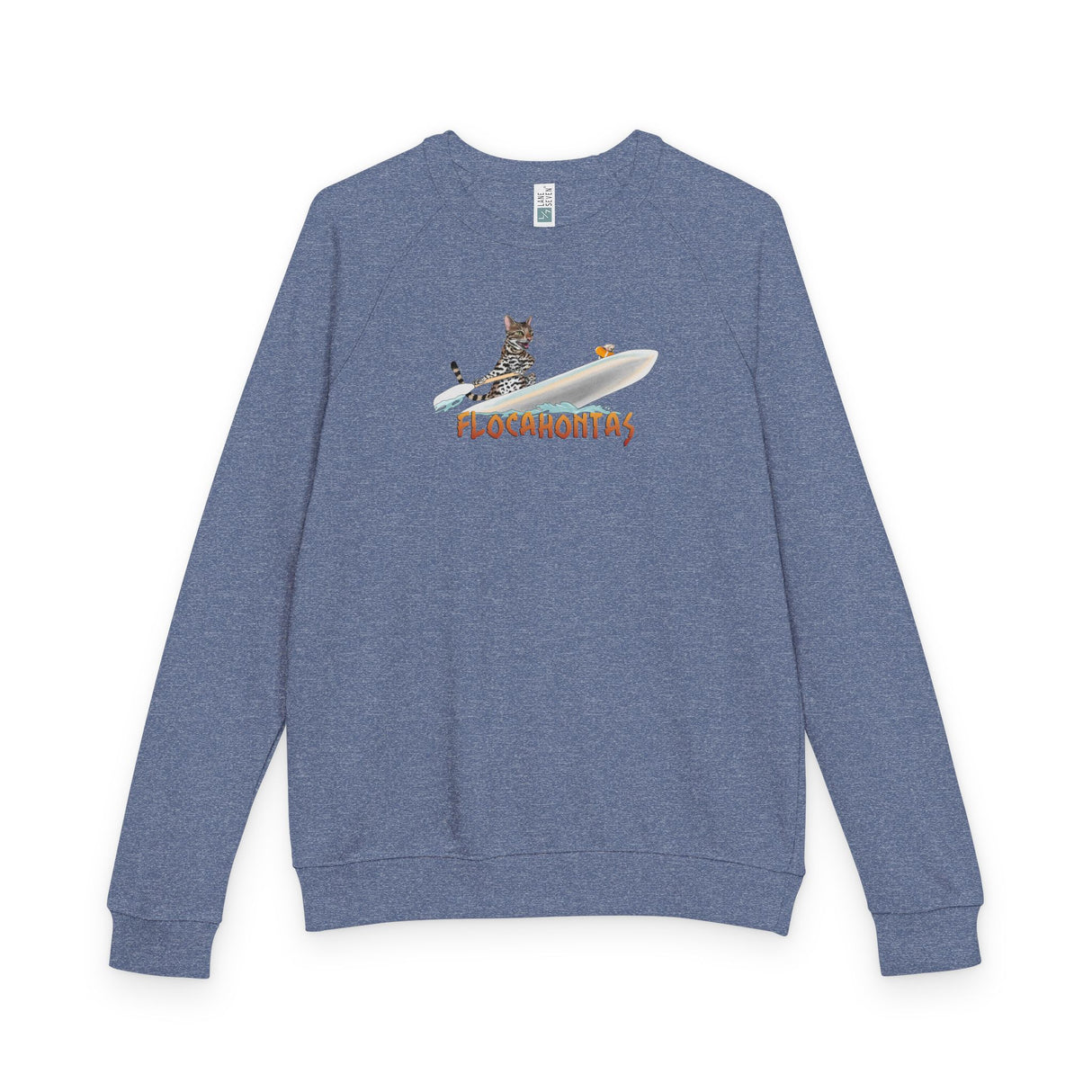 Raglan Crewneck Flocahontas and Mouse Toy Design by Nina