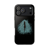 Fish at Heart Flounder Purrmaid Phone Case — Hand-Drawn Nautical Cat Design