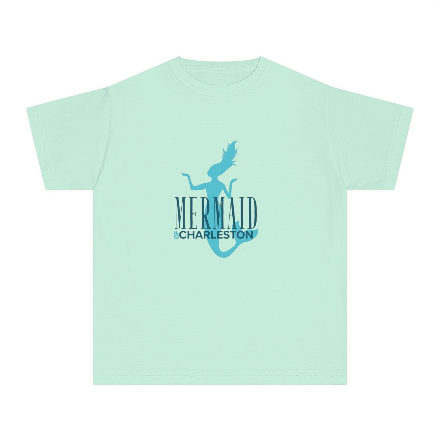 Mermaid of Charleston Youth Comfort Colors Shirt - Soft Cotton Tee