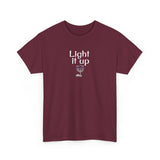 Light it Up Unisex Tee - Mouse Toy Menorah Design